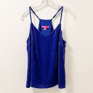Lilly Pulitzer Dusk Racerback Velvet Top - Size Small